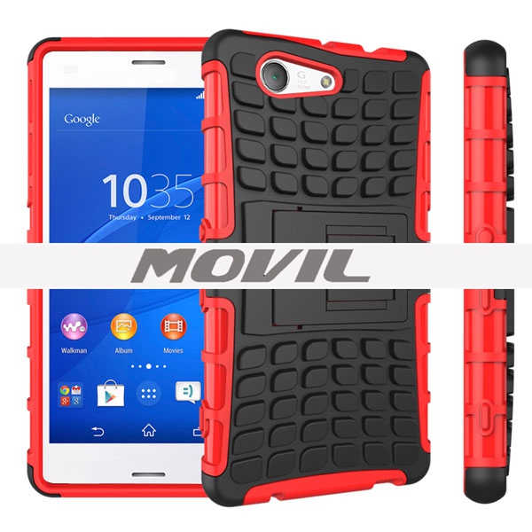 NP-1905 2 en 1 funda para  Sony Z3mini con soporte-0